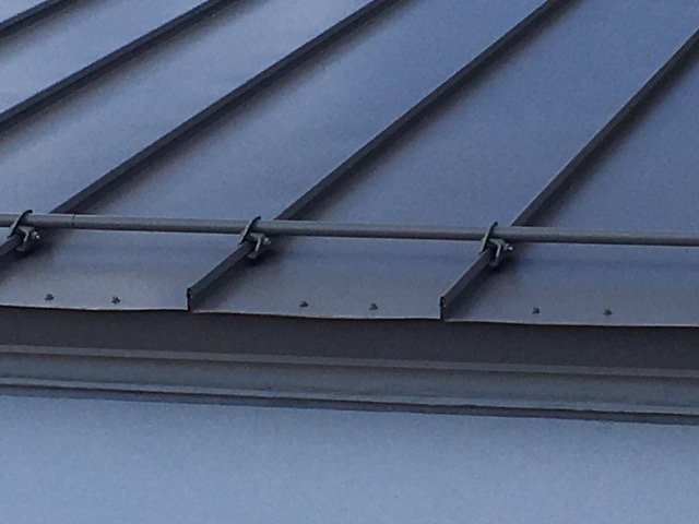 grey metal roof